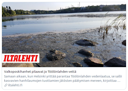 Iltalehden alkuperäisen artikkelin twitter-kortti